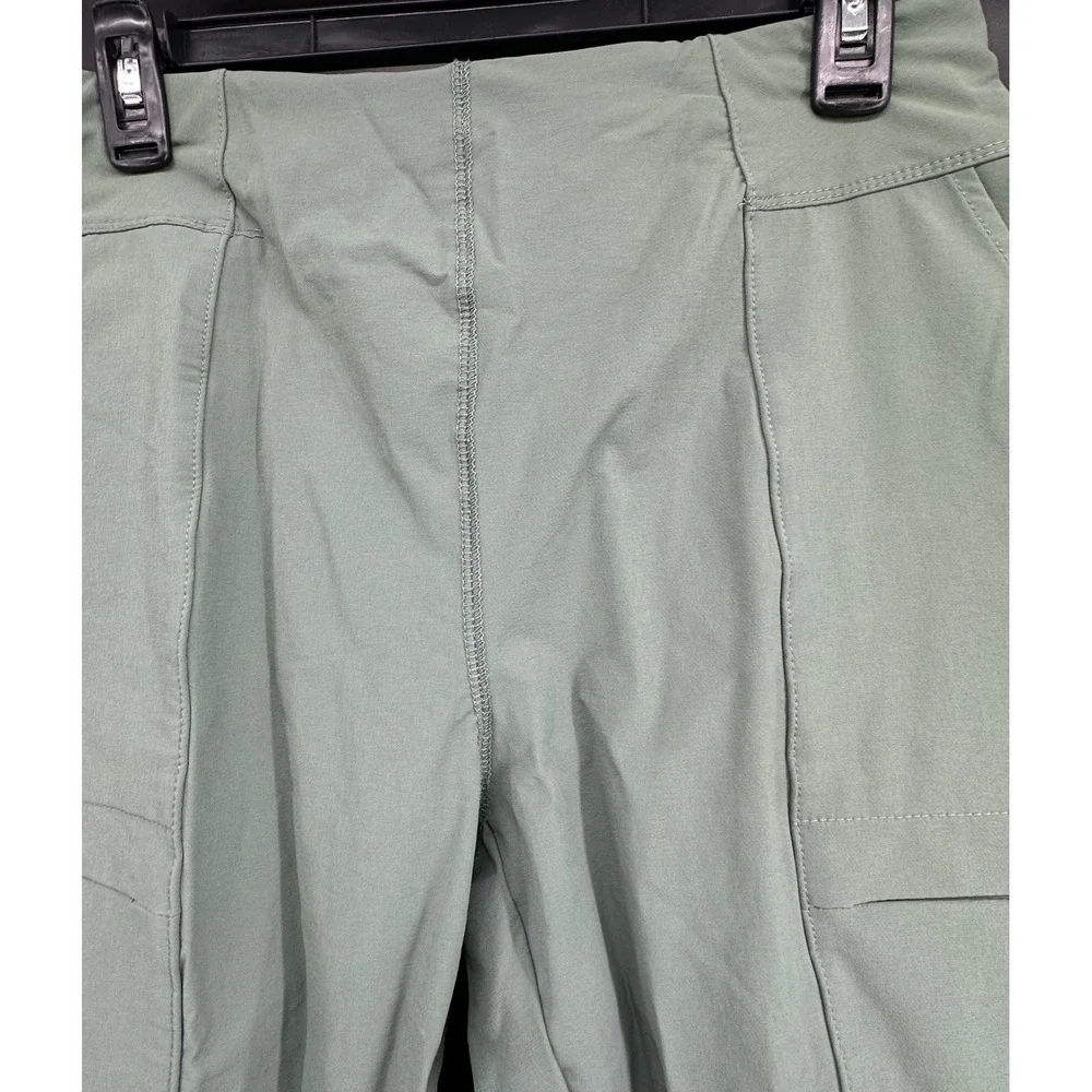 Fabletics Sage Green Cargo‎ Leggings Utility Pockets High Waist